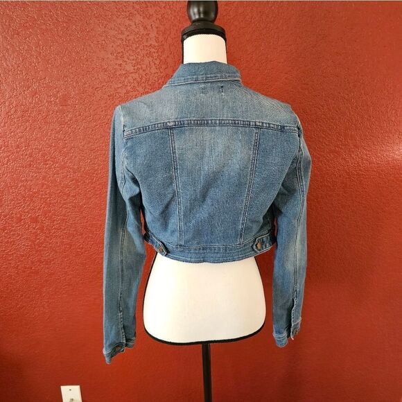 Distressed Denim Jacket and Jeans Set - Picture 3 of 12